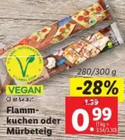 Lidl Flamm- kuchen oder Mürbeteig Angebot