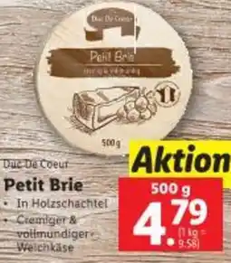 Lidl Petit Brie Angebot