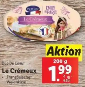 Lidl Le Crémeux Angebot