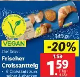 Lidl Frischer Croissantteig Angebot