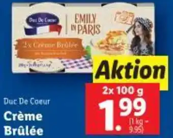 Lidl Crème Brûlée Angebot