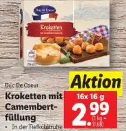 Lidl Kroketten mit Camembert- füllung Angebot
