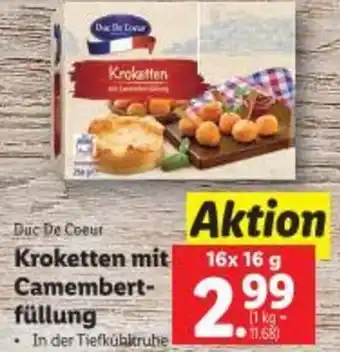 Lidl Kroketten mit Camembert- füllung Angebot