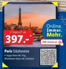 Lidl Paris Städtereise Angebot