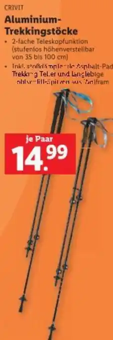 Lidl Aluminium- Trekkingstöcke Angebot