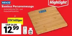 Lidl Bambus Personenwaage Angebot