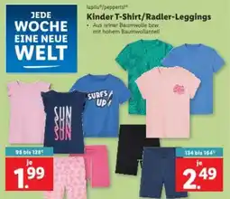 Lidl Kinder T-Shirt/Radler-Leggings Angebot