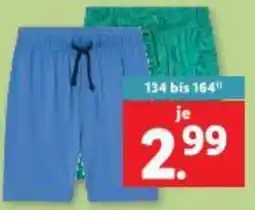 Lidl Kinder Shorts Angebot
