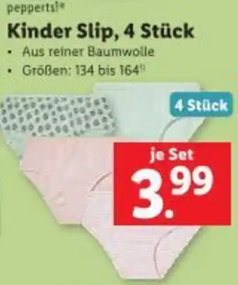 Lidl Kinder Slip Angebot