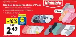 Lidl Kinder Sneakersocken Angebot