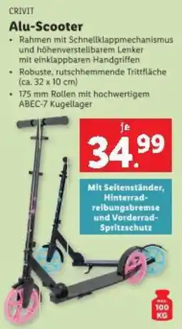 Lidl Alu-Scooter Angebot