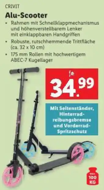 Lidl Alu-Scooter Angebot