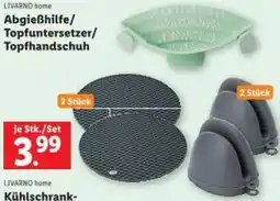Lidl Abgießhilfe/ Topfuntersetzer/ Topfhandschuh Angebot
