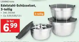 Lidl Edelstahl-Schüsselset Angebot