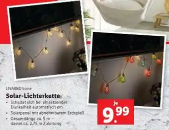 Lidl Solar-Lichterkette Angebot