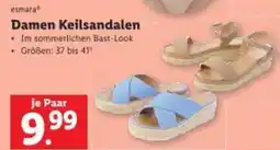 Lidl Damen Keilsandalen Angebot