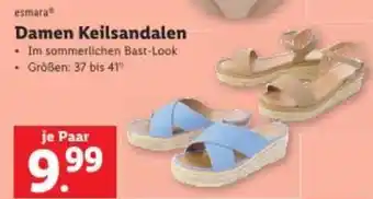 Lidl Damen Keilsandalen Angebot
