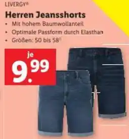 Lidl Herren Jeansshorts Angebot