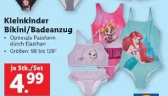 Lidl Kleinkinder Bikini/Badeanzug Angebot