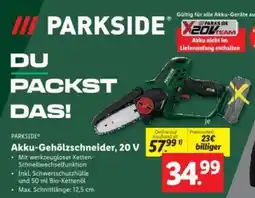 Lidl Akku-Gehölzschneider, 20 V Angebot