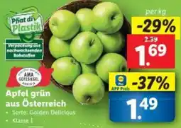 Lidl Apfel grün aus Österreich Angebot