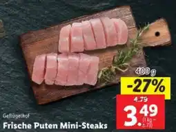 Lidl Frische Puten Mini-Steaks Angebot