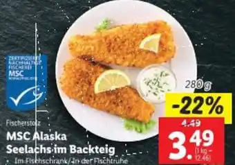 Lidl MSC Alaska Seelachs im Backteig Angebot