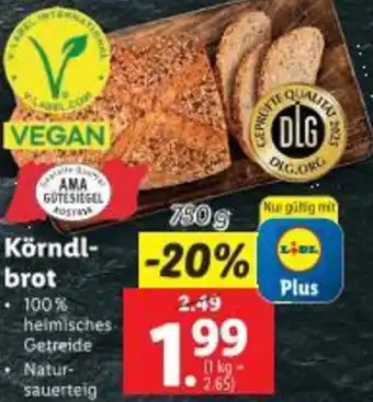 Lidl Körndl- brot Angebot