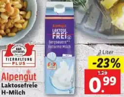 Lidl Laktosefreie H-Milch Angebot