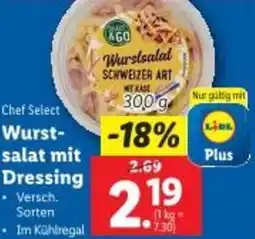 Lidl Wurst- salat mit Dressing Angebot