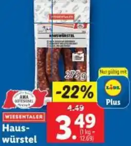Lidl Haus- würstel Angebot