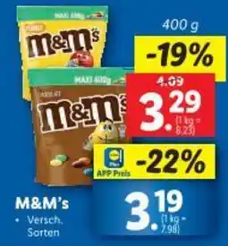 Lidl M&M's Angebot