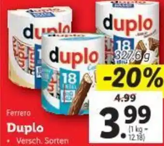 Lidl Duplo Angebot