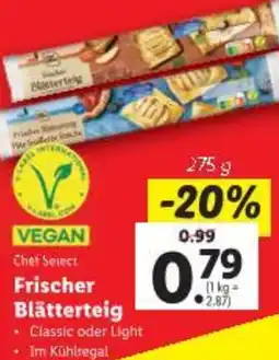 Lidl Frischer Blätterteig Angebot