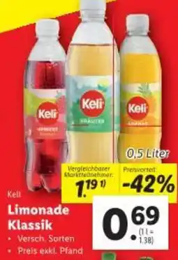 Lidl Limonade Klassik Angebot