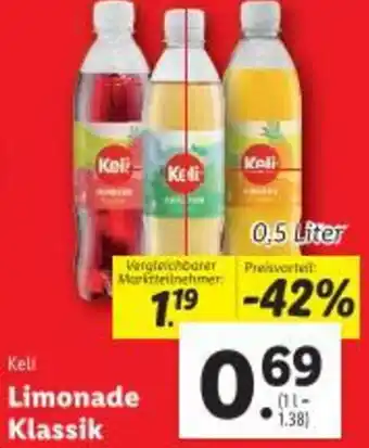 Lidl Limonade Klassik Angebot