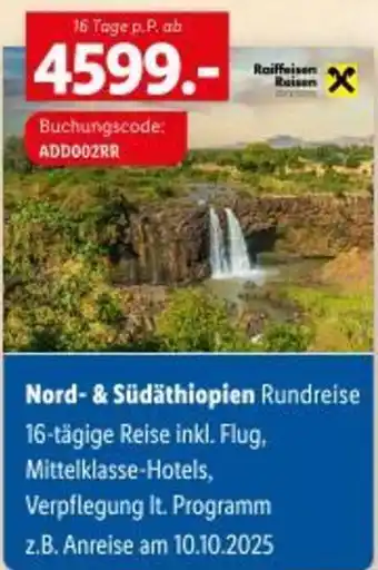 Lidl Nord- & Südäthiopien Rundreise Angebot