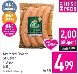 Sutterlüty Metzgerei Broger St. Galler Angebot