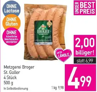 Sutterlüty Metzgerei Broger St. Galler Angebot
