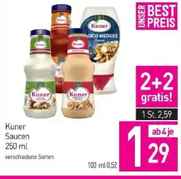 Sutterlüty Kuner Saucen Angebot