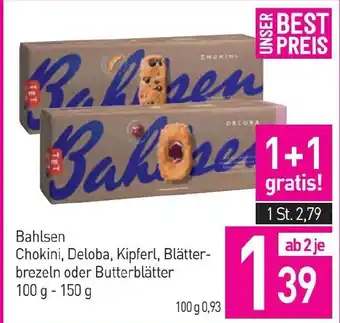 Sutterlüty Bahlsen Chokini, Deloba, Kipferl, Blätter- brezeln oder Butterblätter Angebot