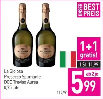 Sutterlüty La Gioiosa Prosecco Spumante DOC Treviso Aurea Angebot