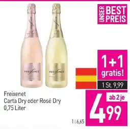 Sutterlüty Freixenet Carta Dry oder Rosé Dry Angebot