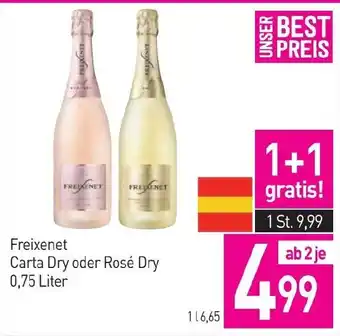 Sutterlüty Freixenet Carta Dry oder Rosé Dry Angebot