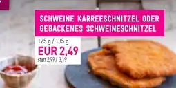 Sutterlüty SCHWEINE KARREESCHNITZEL ODER GEBACKENES SCHWEINESCHNITZEL Angebot