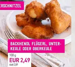 Backhendl flügerl, unter- keule oder oberkeule