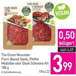 Sutterlüty The Green Mountain Plant-Based Steak, Pfeffer Medaillon oder Steak Schweine Art Angebot