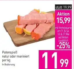 Sutterlüty Putenspieẞ natur oder mariniert Angebot
