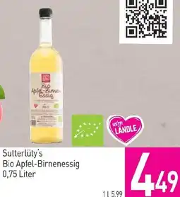 Sutterlüty Sutterlüty's Bio Apfel-Birnenessig Angebot