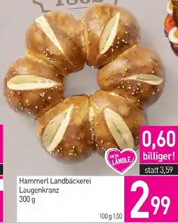 Sutterlüty Hammerl Landbäckerei Laugenkranz Angebot